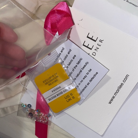 Mori lee rose gold grad dress - Picture 7 of 8